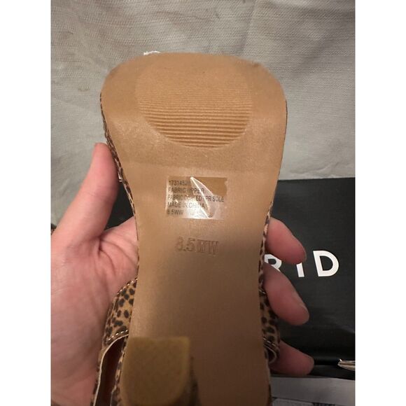 NEW Torrid Leopard Print Stiletto Heel Sandal Size 8.5WW Woman's - Picture 2 of 4